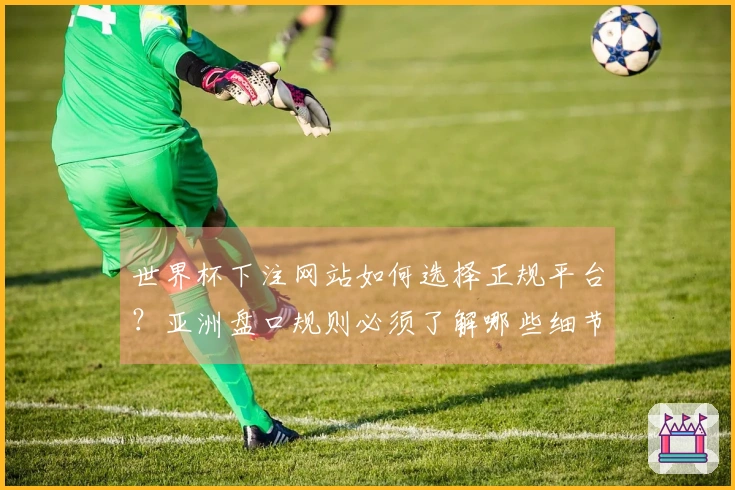 世界杯下注网站如何选择正规平台？亚洲盘口规则必须了解哪些细节？